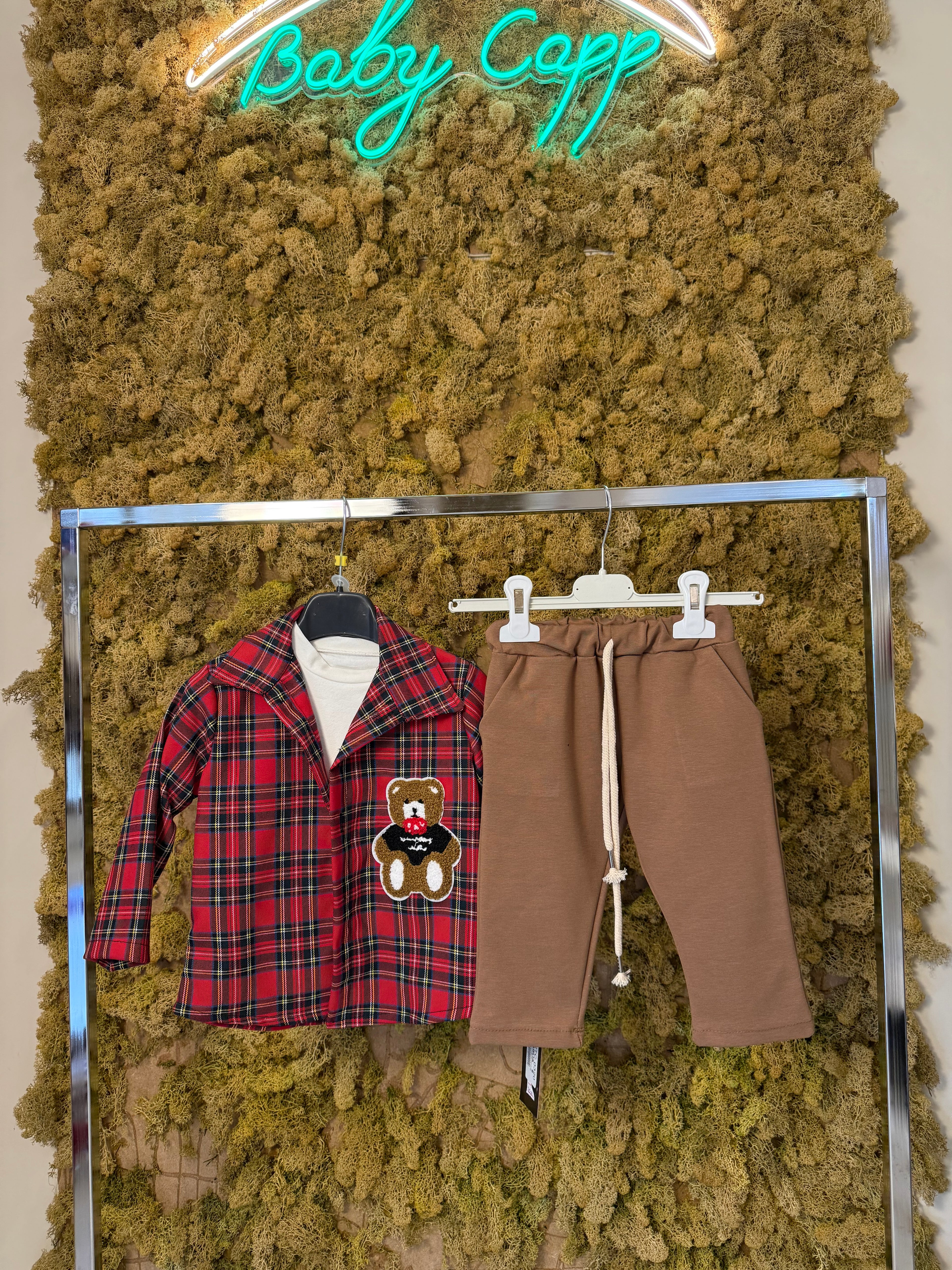 Coordinato scozzese 3pz