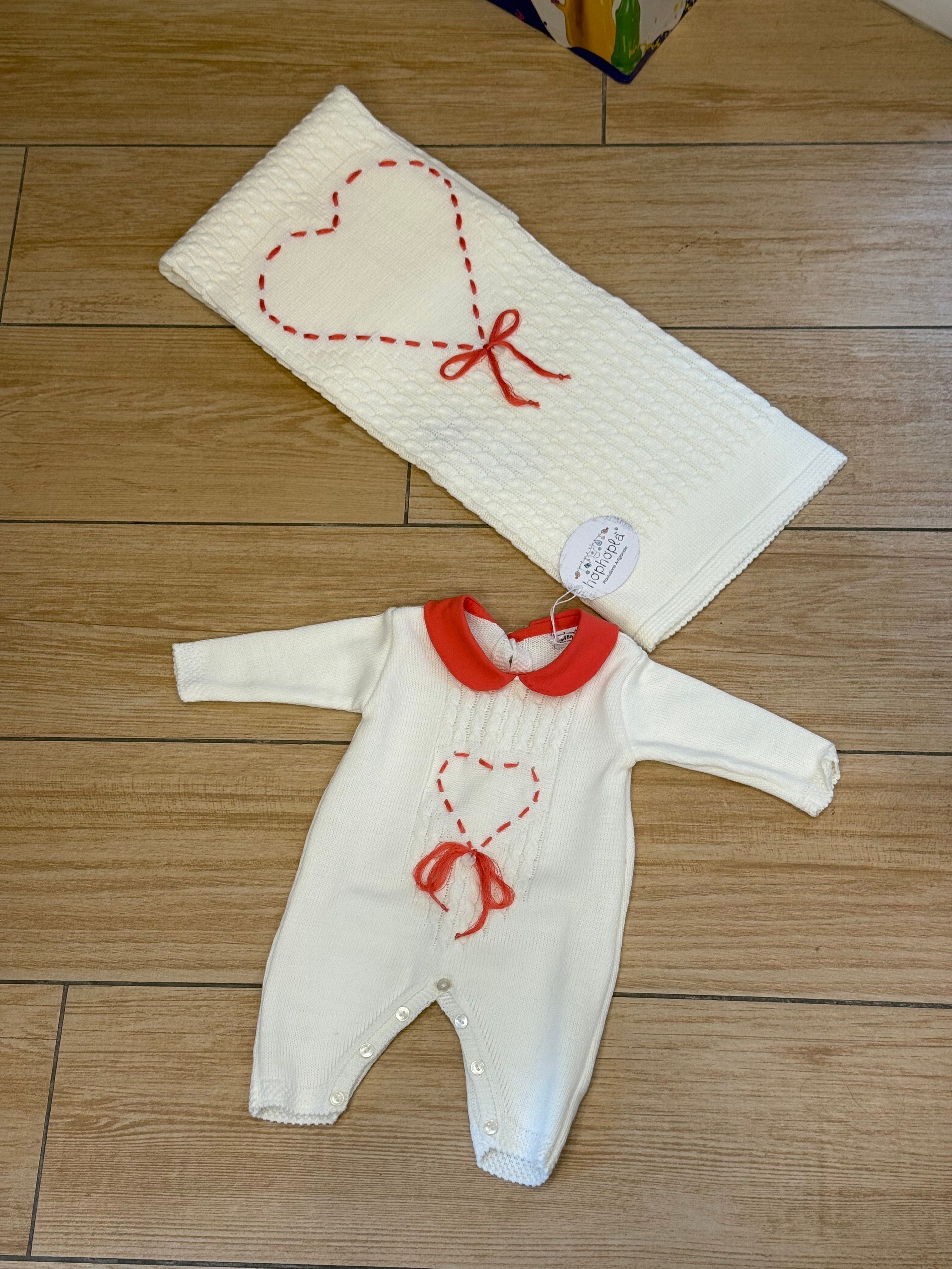 Set nascita “heart”