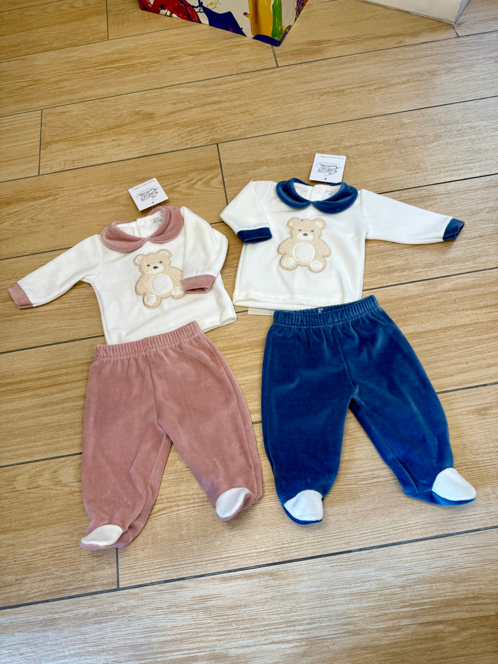 Tutina 2pz in ciniglia tenerotti