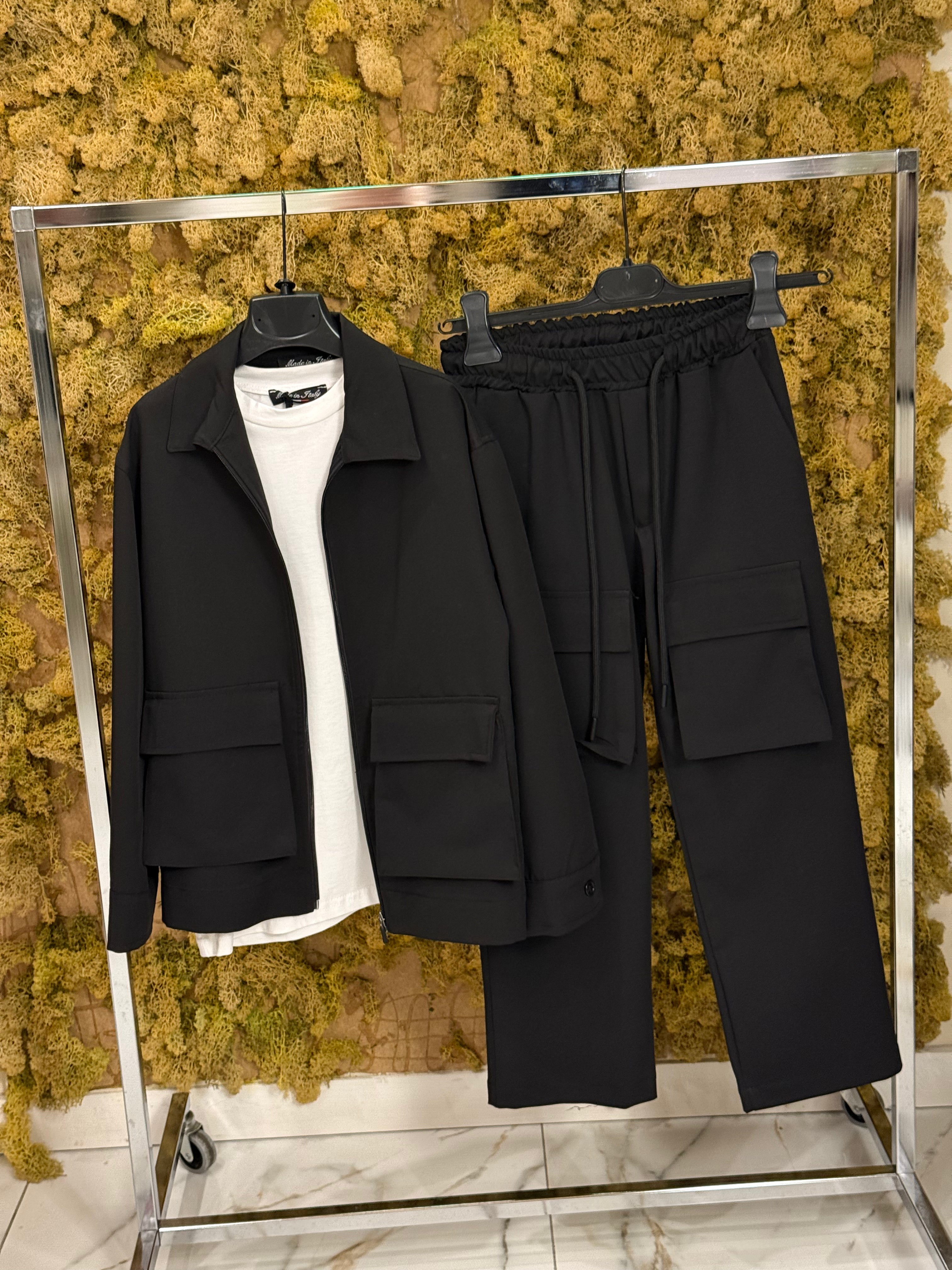 Coordinato black 3pz